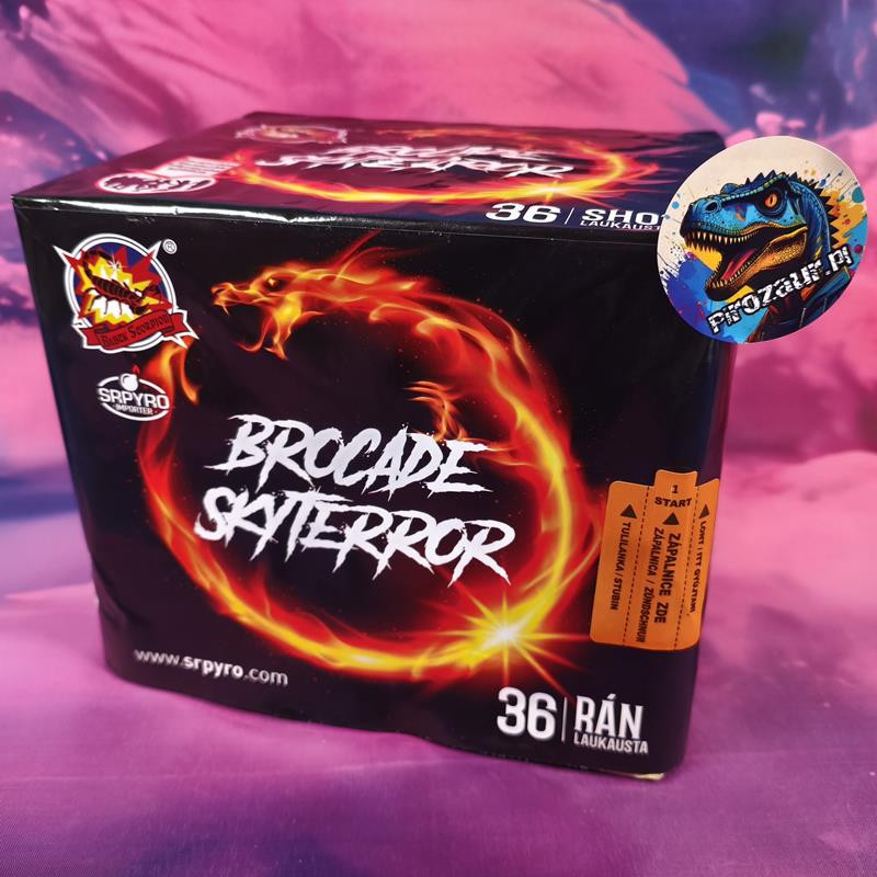 Wyrzutnia Brocade Skyterror – 36 Strzałów, strzały proste i Kątowe!