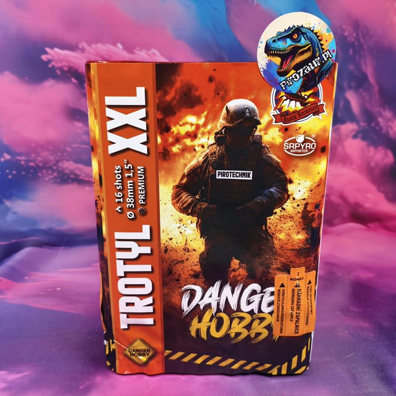 Wyrzutnia Srpyro Trotyl – 16 Strzałów, 38mm, Kolor!