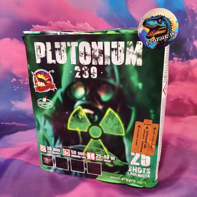 Wyrzutnia Plutonium Srpyro CLE4321 – 25 Strzałów, 38mm, Moc!