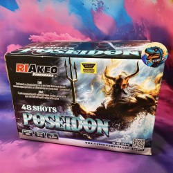 Wyrzutnia Riakeo Poseidon – 48 Strzałów, 30mm, Złote Wierzby, Kolorowe Efekty!