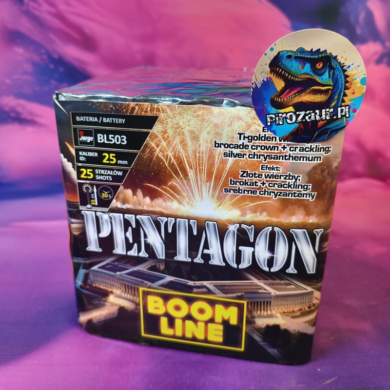 Wyrzutnia Jorge Pentagon – 25 Strzałów, 25mm, Złote Wierzby!