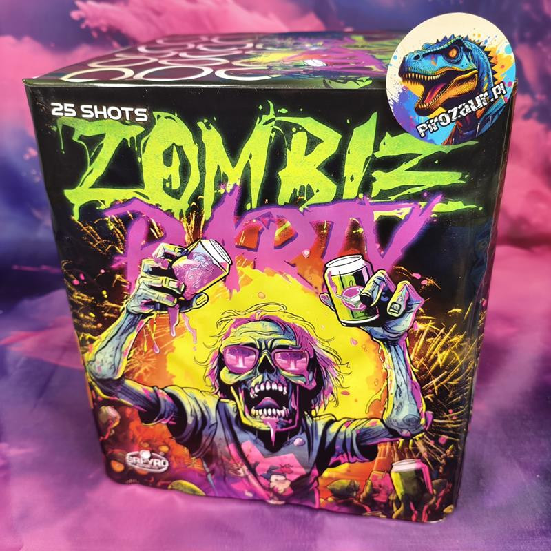 Wyrzutnia Srpyro Zombie Party – 25 Strzałów, 38mm, Potężne Efekty!