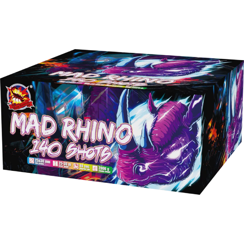 Wyrzutnia Srpyro Mad Rhino – 140 Strzałów, 25-30mm, Compound!