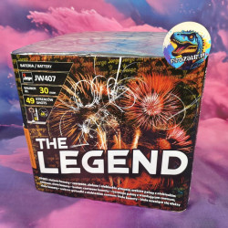 Wyrzutnia Jorge The Legend – 49 Strzałów, 30mm, Palmy, Peonie, Brokat, Crackling!