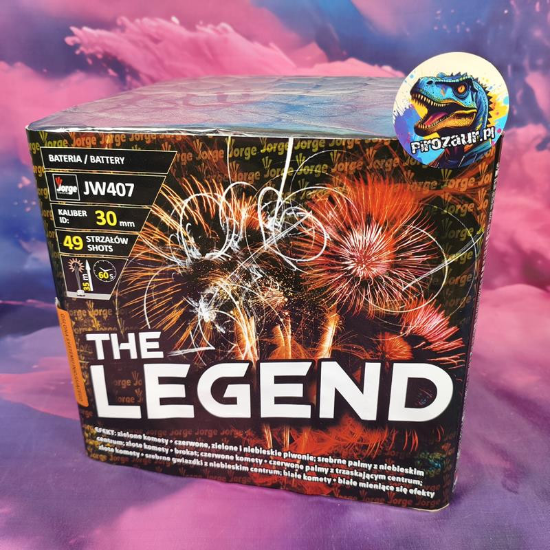 Wyrzutnia Jorge The Legend – 49 Strzałów, 30mm, Palmy, Peonie, Brokat, Crackling!