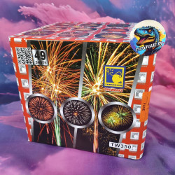 Wyrzutnia Hukowa Tomaszek TW350 Platinum Series – 49 Strzałów, 30mm, Potężny Salut!