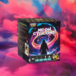 Wyrzutnia Danger Hobby Neon Cyclone – 25 Strzałów, 30mm, Neonowe Efekty, PC2W2!