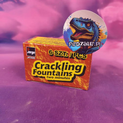 Fontanny Jorge Crackling Fountains – 6 Sztuk, 2 Minuty Działania, Długi Crackling!