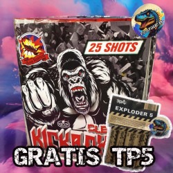 Wyrzutnia Kickboxer Srpyro – 25 Strzałów, 46mm, Wielkie Efekty!