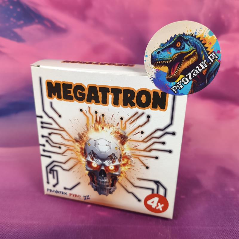 Petardy Privatex Pyro Megatron 5g – 4 Sztuki, Potężny Huk!