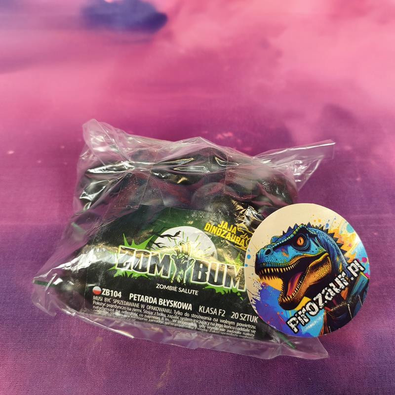 Petardy ZomBum Jaja Dinozaura ZB104 - Hukowe, 20szt.