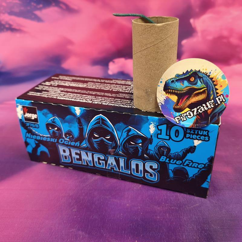 Bengalos Jorge niebieski - Ognie Wrocławskie JF70/B 35s