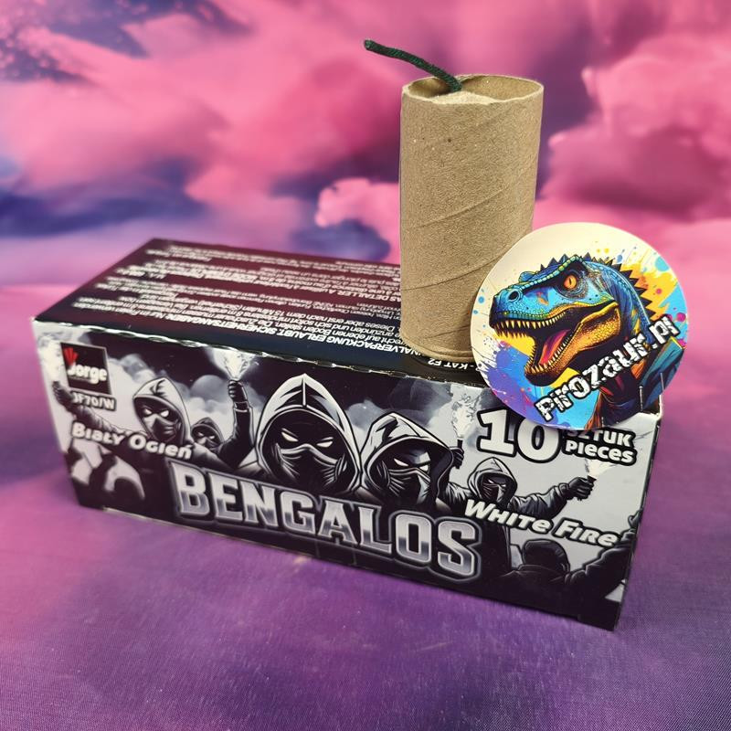 Bengalos Jorge Biały- Ognie Wrocławskie JF70/W 35s