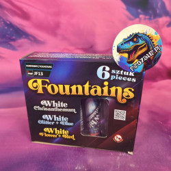 Fontanny Jorge JF13 - 6 szt. 3 Efekty: Niebieski, Czerwony, Biały