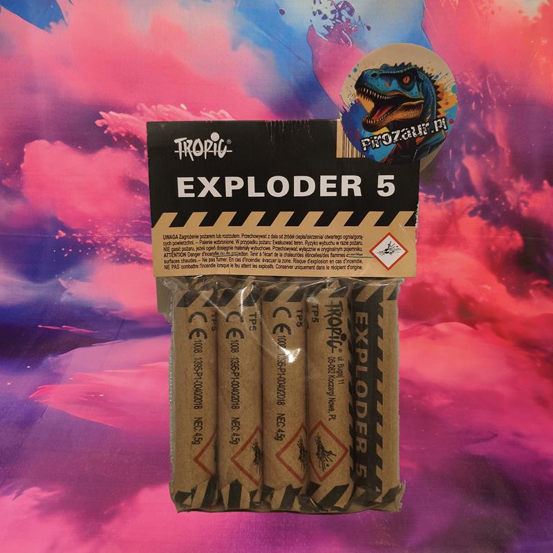 Petardy Tropic Exploder 5 TP5 - 5 szt. Bardzo Głośne 4.5g NEC