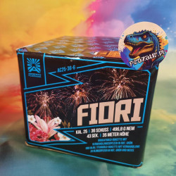 Wyrzutnia Argento Fiori 36 strz. 25mm AC25-36-6 - Kolorowy Blink!